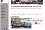 Blasorchester Ingersheim geht im Jubiläumsjahr 2023 mit einem Relaunch der Homepage an den Start!