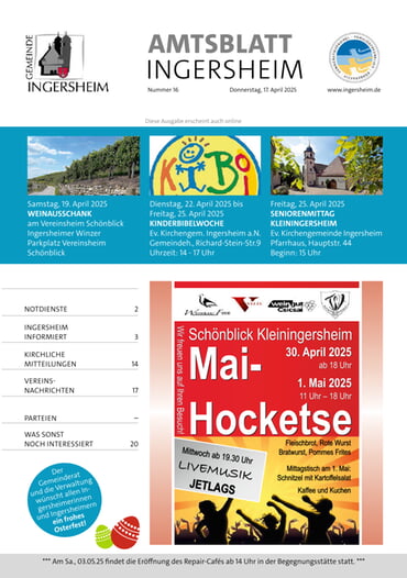 Amtsblatt KW 16 2025