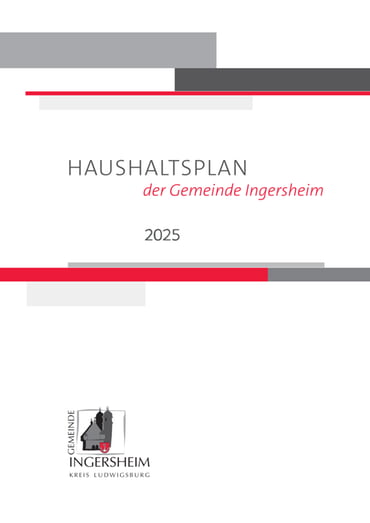 Haushaltsplan der Gemeinde Ingersheim 2025