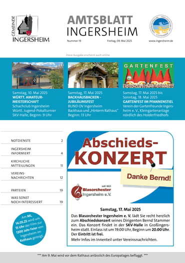 Amtsblatt KW 19 2025