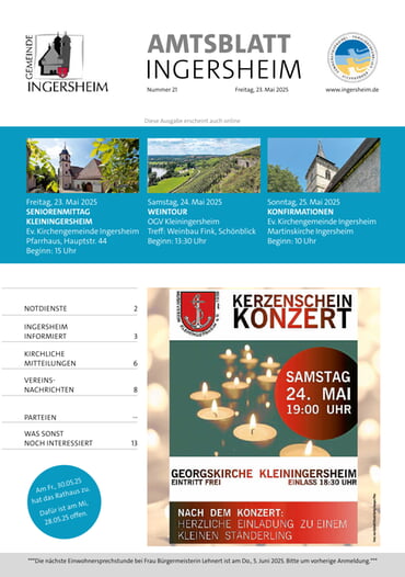 Amtsblatt KW 21 2025