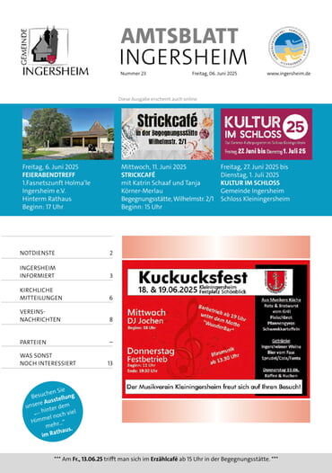Amtsblatt KW 23 2025