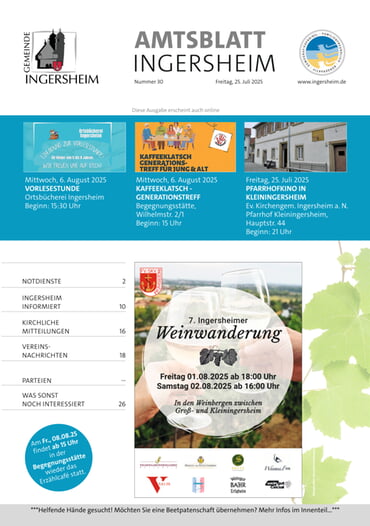 Amtsblatt KW 30 2025