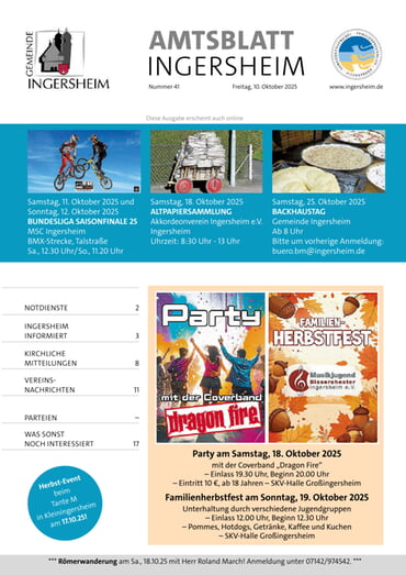 Amtsblatt KW 41 2025