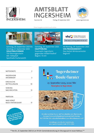 Amtsblatt KW 38 2025