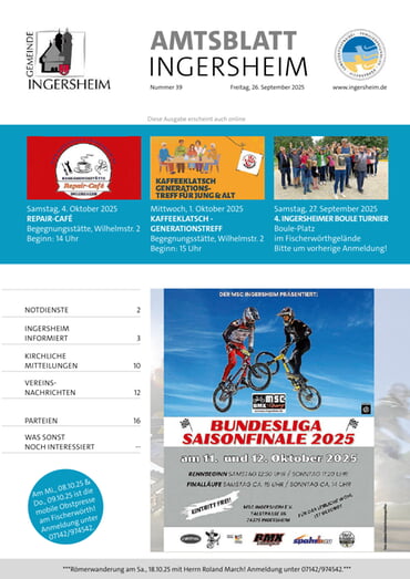 Amtsblatt KW 39 2025
