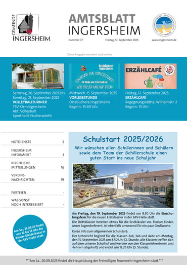 Amtsblatt KW 37 2025