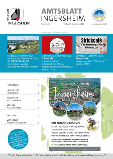 Amtsblatt KW 36 2025