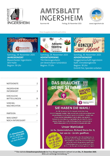 Amtsblatt KW 48 2025