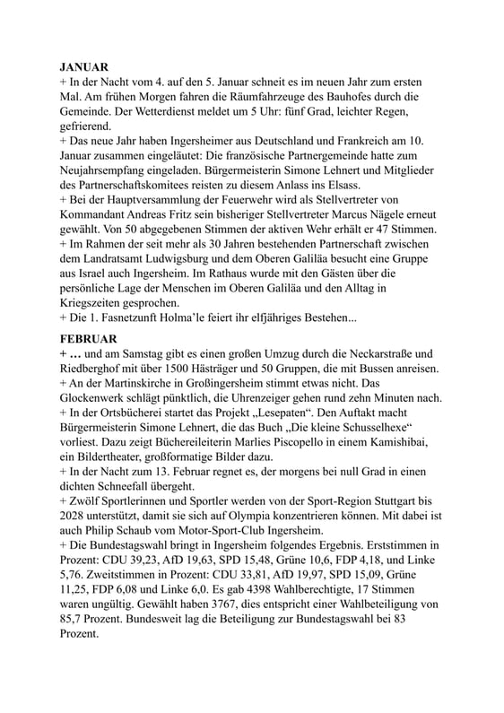 Gemeindechronik 2025 als PDF (nur Text)