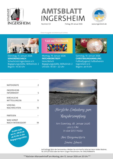 Amtsblatt KW 01/02 2026