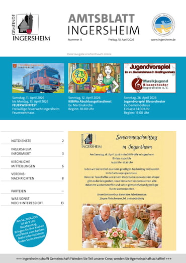 Amtsblatt KW 15 2026