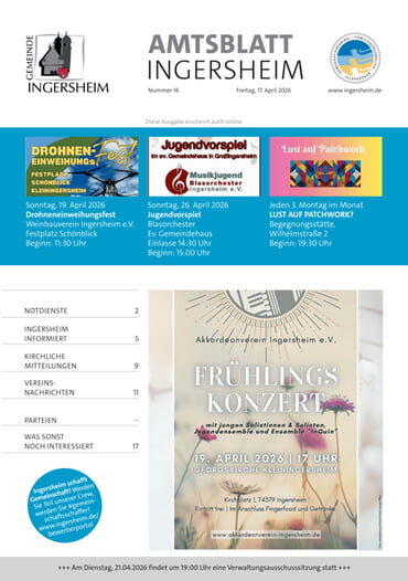 Amtsblatt KW 16 2026