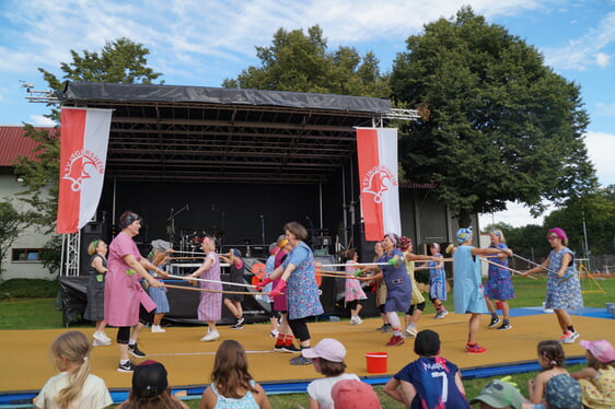 Die Gruppe "Fit for fun"