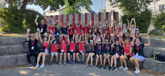 Die Ingersheimer Truppe in Ravensburg (Foto: E. Haiber)