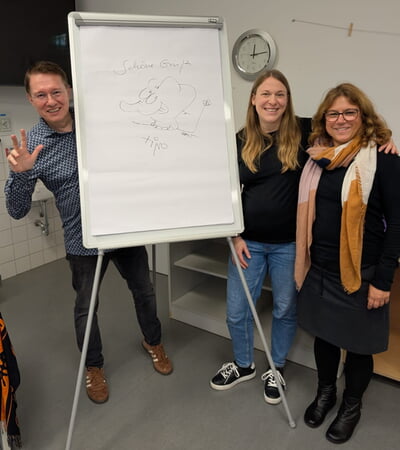 TINO mit Nadine Walter und Tanja Majer