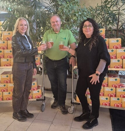 Bürgermeisterin Lehnert, Rolf Glück, Maria Nass (v.l)