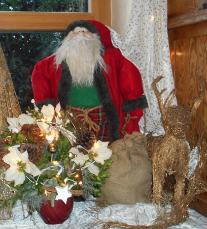 Der Weihnachtsmann wünscht allen ein gutes Pflanzenjahr