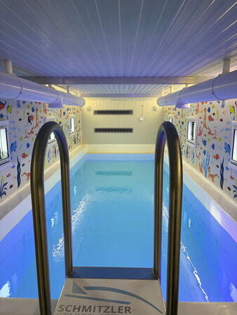 Innenansicht Schwimmmobil