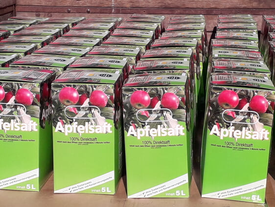 Apfelsaftaktion Flur und Verkehr