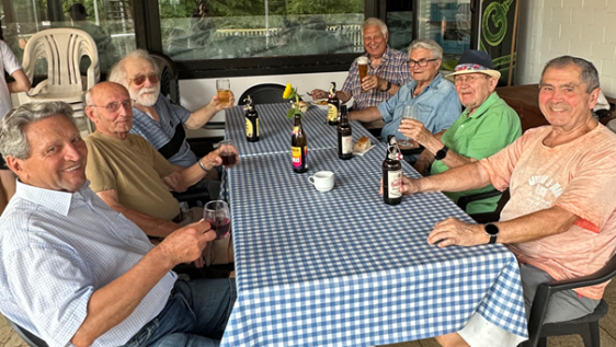 Unsere TCI Senioren bei der w&ouml;chentlichen Montagsrunde
