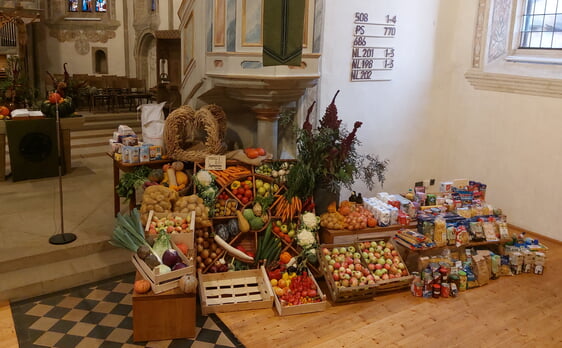 Erntegaben in der Martinskirche
