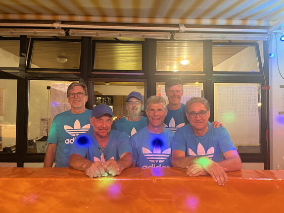 Thomas Haase, Pietro Ziviani, Jörg Reichert, Norbert Layer, Hansi Musch, Martin Maier (v.l.n.r.)