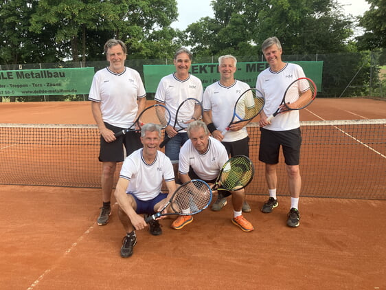 Herren 55 Thomas, Martin, Pietro, Hansi, Norbert, Jürgen (v.l.n.r.)