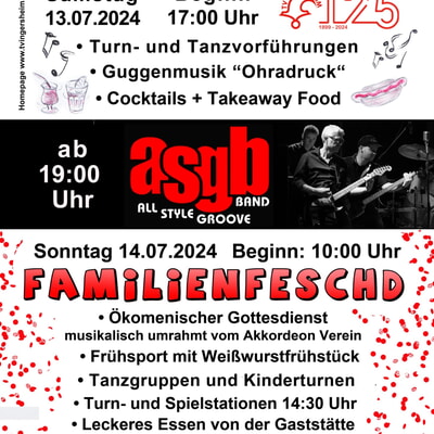 Jubiläumssommerfest 125 Jahre TVI 