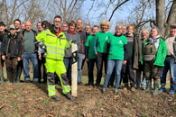 Putzaktion im Altneckar am 22. Februar 2025