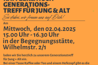 Kaffeeklatsch - Generationstreff für Jung und Alt