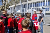 Die FV Jugend auf großer Stadion Tour