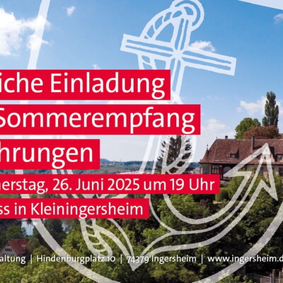 Sommerempfang mit Ehrungen 