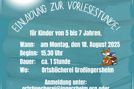 Vorlese- und Bastelstunde in der Bücherei