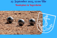 Herzliche Einladung zum Bouleturnier