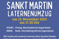 Sankt Martin Laternenumzug