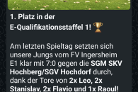 Neues aus der Jugendabteilung