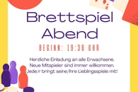 Einladung Spieletreff für Erwachsene