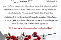Adventsmarkt 2025 mit dem Förderverein 
