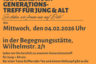 Kaffeeklatsch Generationstreff f&uuml;r Jung & Alt