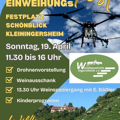 Einweihung der Agrardrohne 