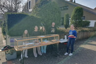 Kuchenverkauf am Wahltag