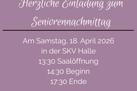 Einladung zum Seniorennachmittag