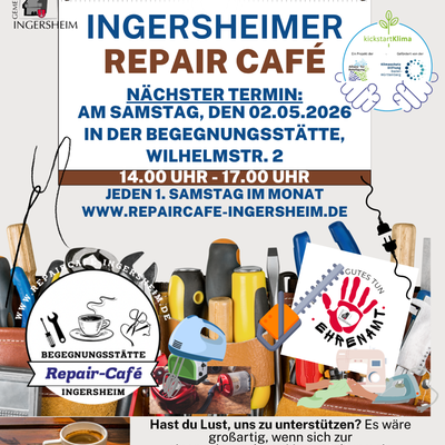 Repair-Caf&eacute; in der Begegnungsst&auml;tte 