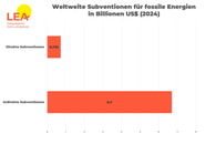 Erdgas- und &Ouml;l noch immer stark subventioniert