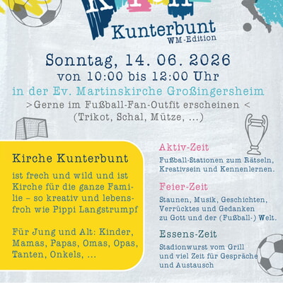 KIRCHE Kunterbunt - WM-Edition 