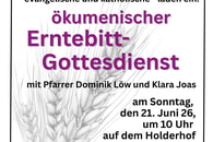 Einladung zum Erntebittgottesdienst