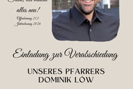 Einladung zur Verabschiedung von Pfarrer Dominik L&ouml;w