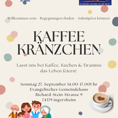 KAFFEE_KR&Auml;NZCHEN im Caf&eacute; BAMBINI 