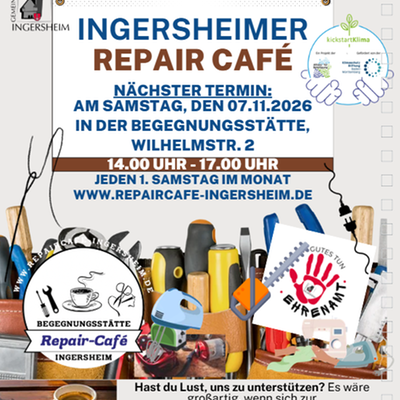 Repair-Caf&eacute; in der Begegnungsst&auml;tte 